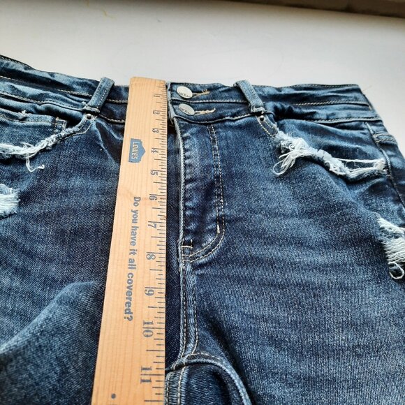 BKE Jeans Womens 28 High Rise Bootcut Parker Distressed Denim Cowgirl Western - Picture 10 of 13